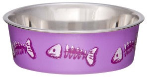 BELLA BOWL-CAT PURPLE