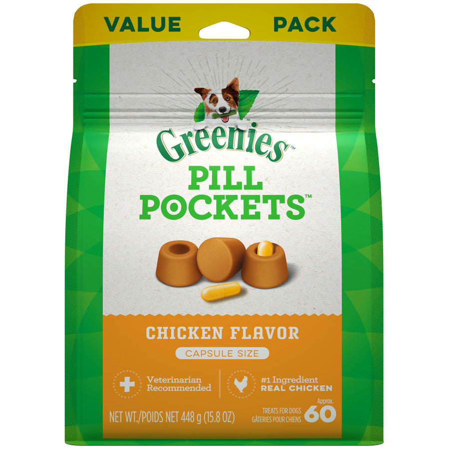 Greenies Pill Pockets Chk 60 ct